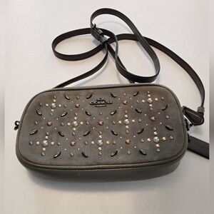 COACH PRARIE SUEDE And LEATHER Crossbody Bag.